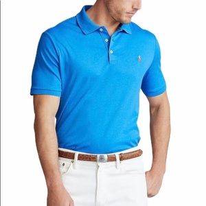 IZOD Men’s Performance Polo Shirt Aqua Blue Size Medium NWOT